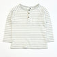 Striped waffle top - Size 2
