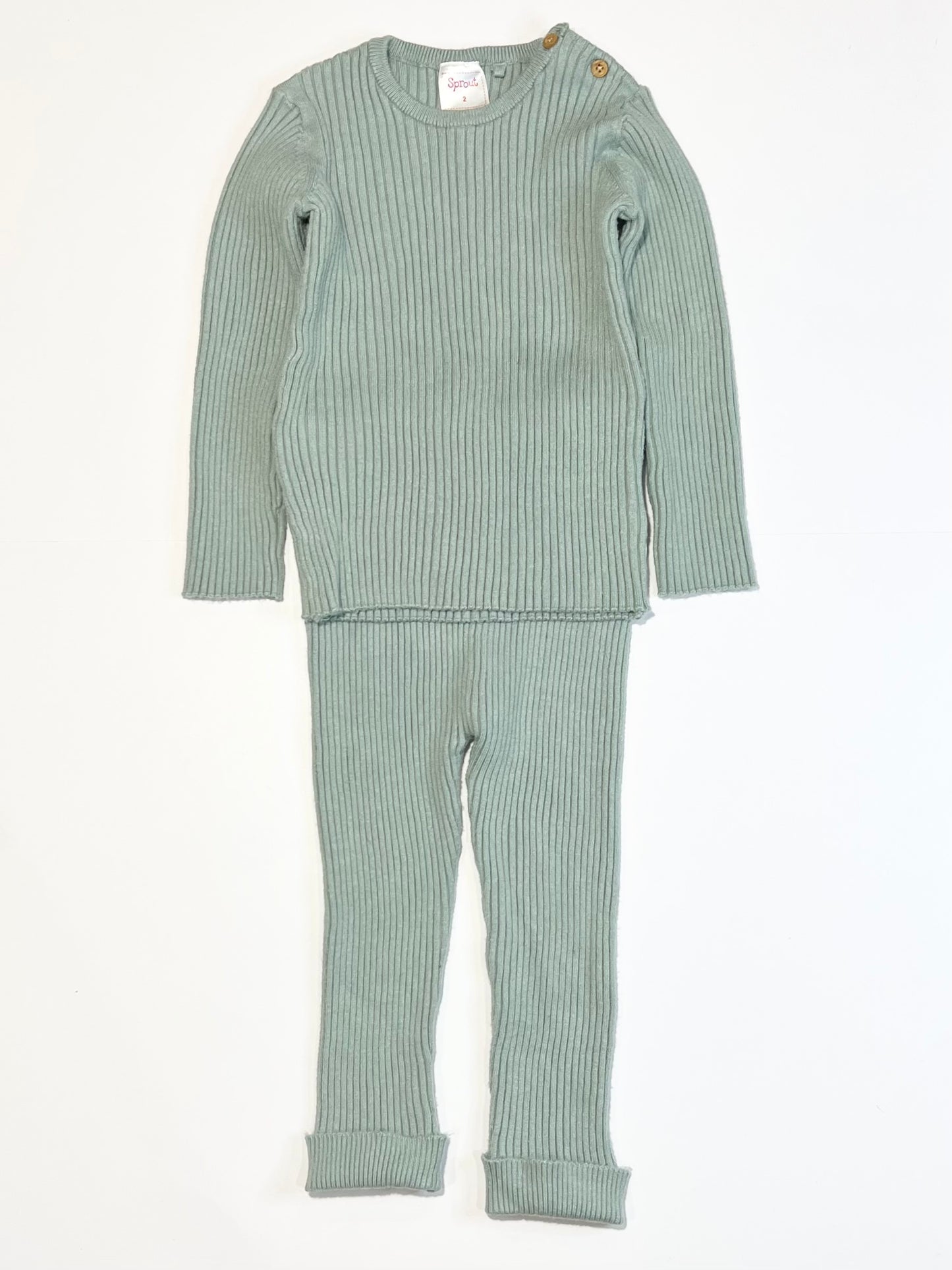 Ribbed knit set - Size 2