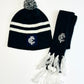 Carlton Blues beanie and scarf - Size 0-2 years