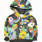 Suns and rainbows zip hoodie - Size 2