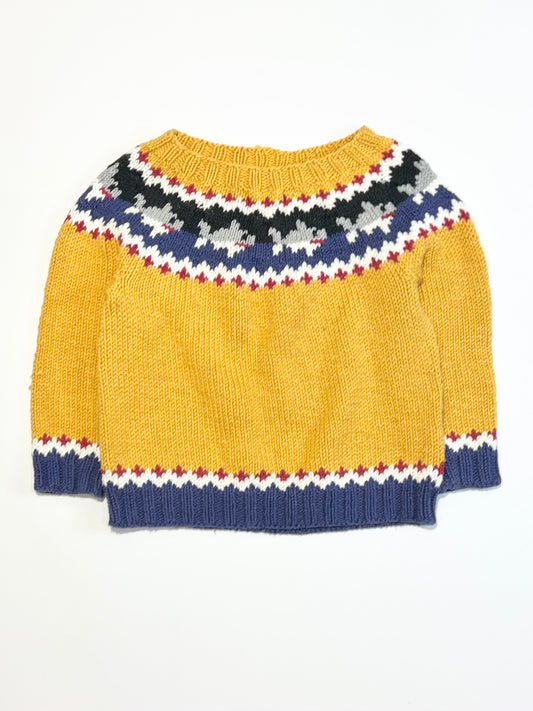 Sharks knitted jumper - Size 2