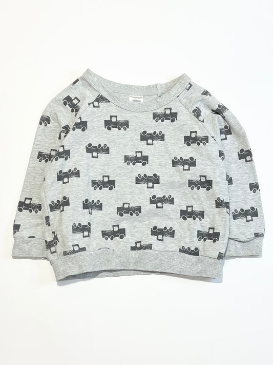 Grey trucks sweater - Size 2