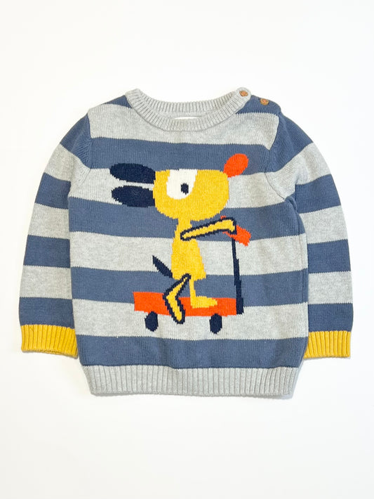 Scooting doggo jumper - Size 2