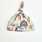 Organic knotted beanie - Size 0-6 months
