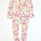 Floral zip onesie - Size 2