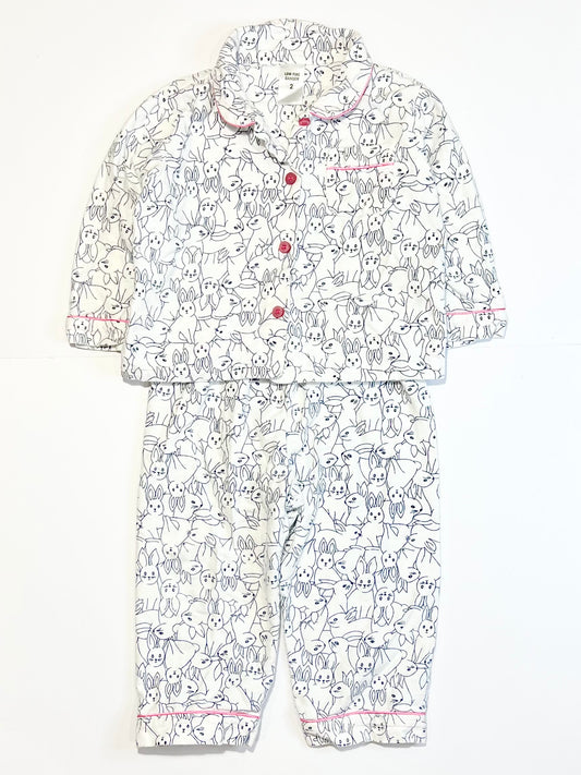 Flannelette pyjamas - Size 2