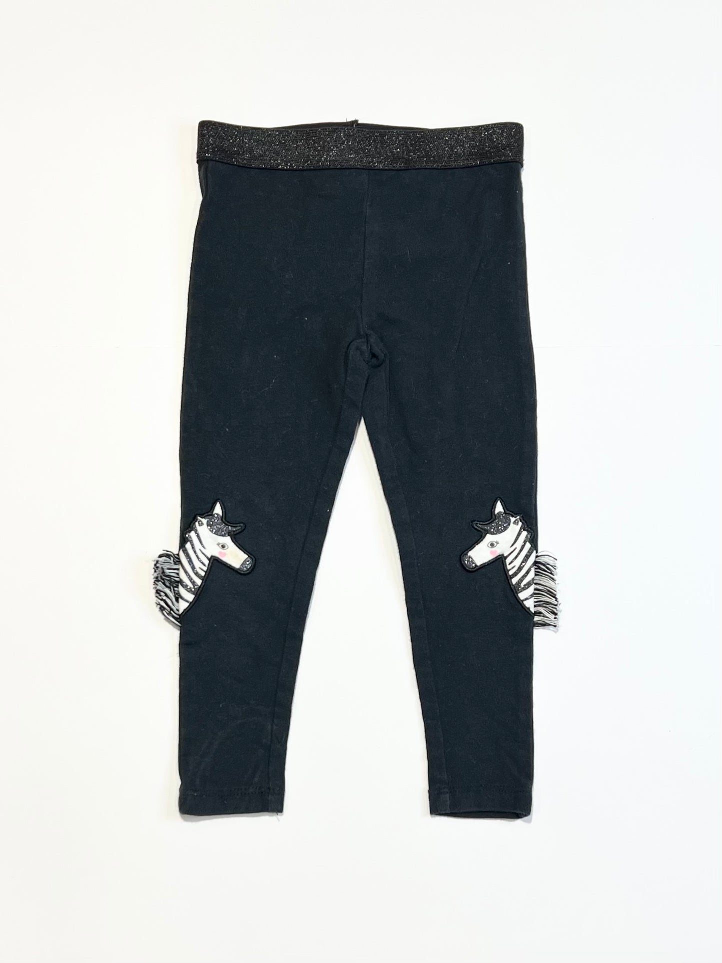 Zebra leggings - Size 2