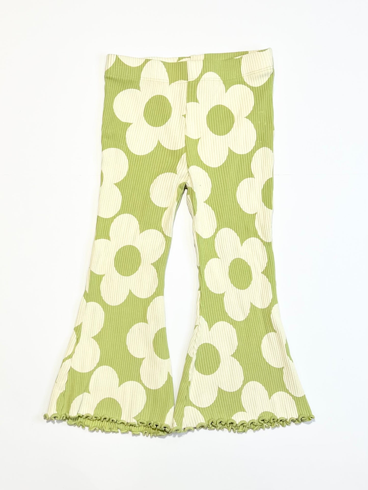 Ribbed flair leggings - Size 2-3