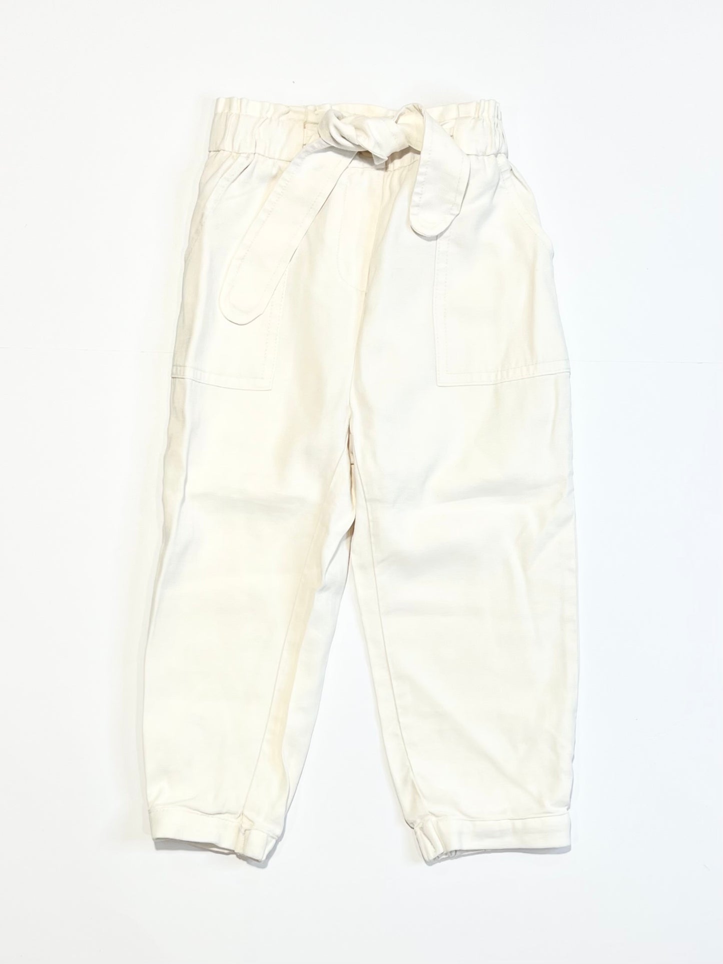 White viscose pants - Size 2-3