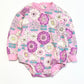 Floral fleece bodysuit - Size 2