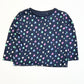 Navy hearts top - Size 2