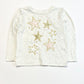 Sequined stars top - Size 2