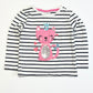 Sequined cat top - Size 2