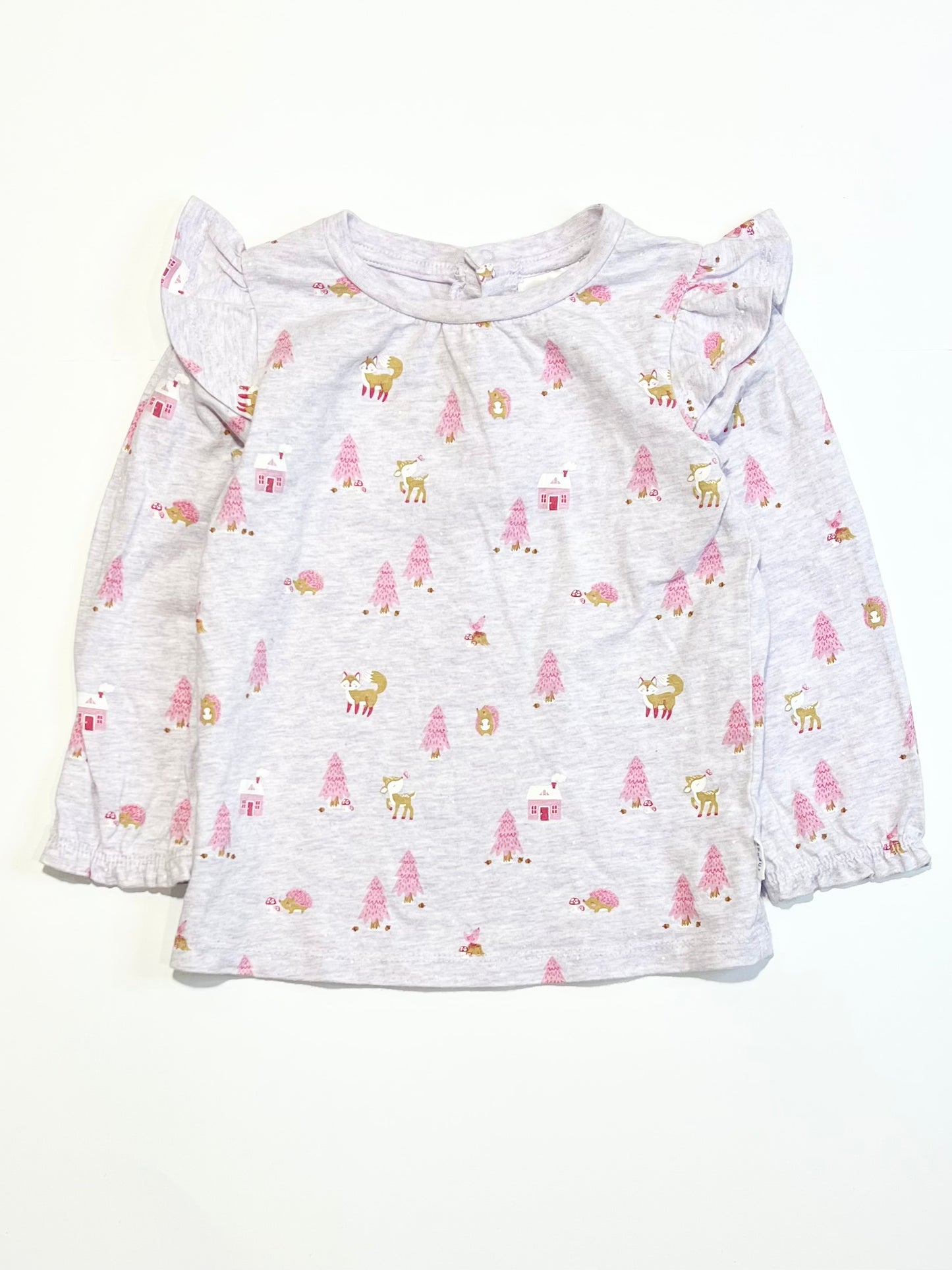 Purple woodlands top - Size 2
