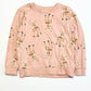 Pink deer top - Size 3-4