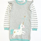 Unicorn knit dress brand new - Size 2-3