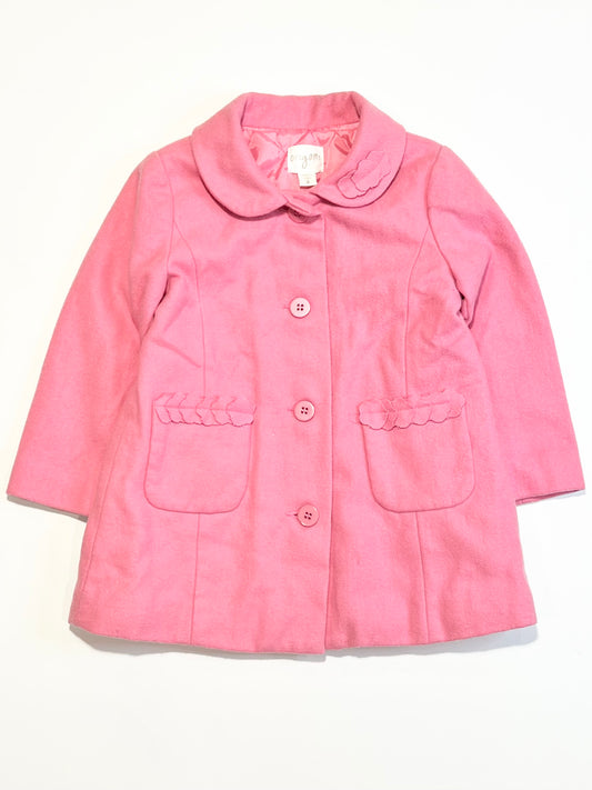 Pink wool blend jacket - Size 2