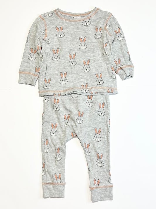 Waffle bunny pyjamas - Size 1