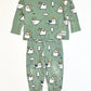 Green cockatoo pyjamas - Size 1