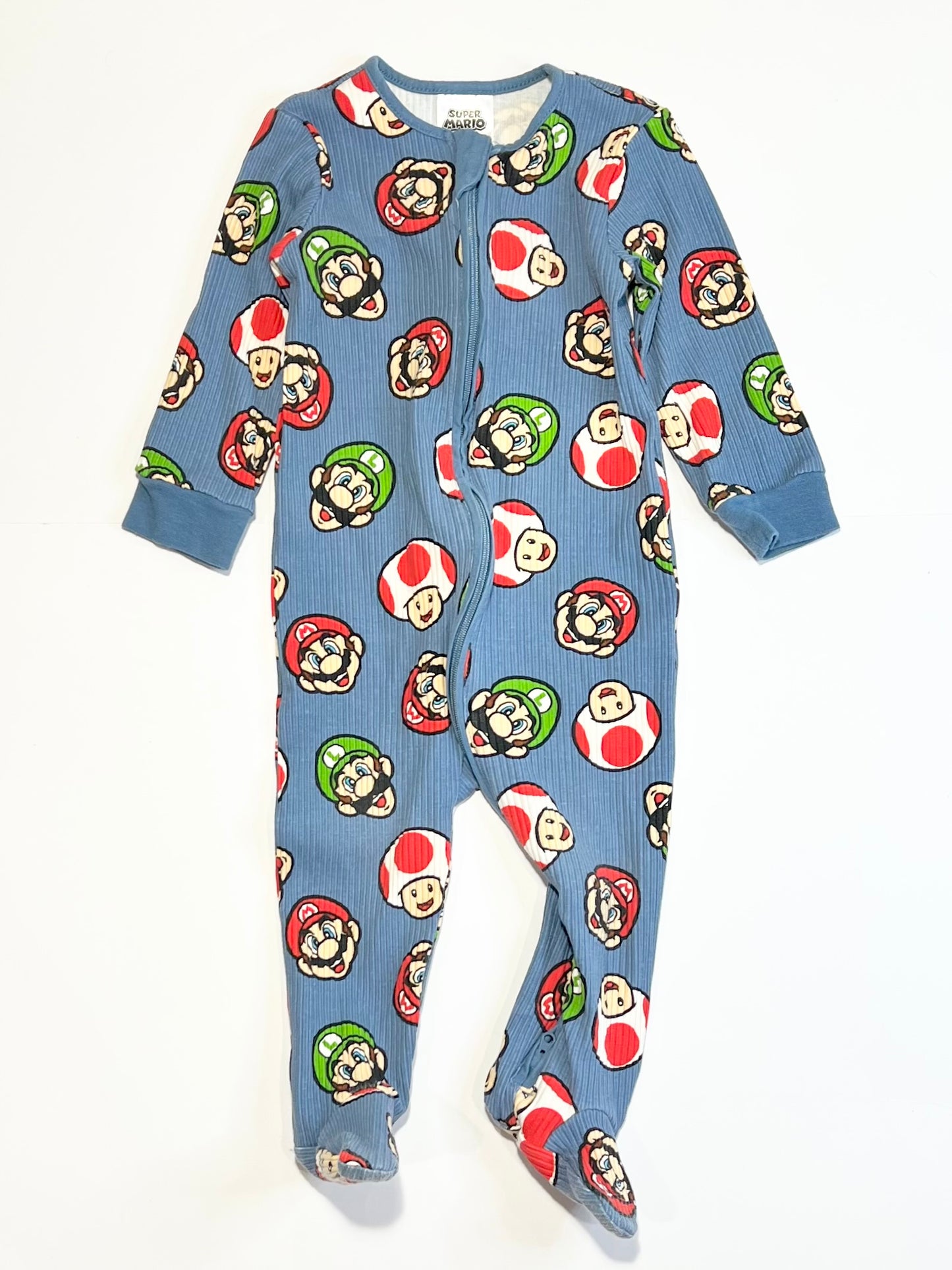 Ribbed Mario onesie - Size 1