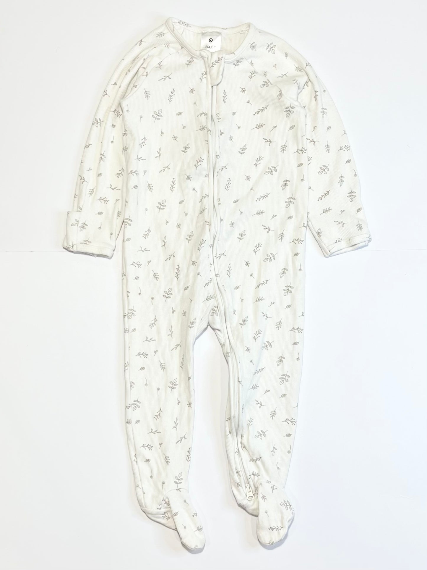 Ribbed zip onesie - Size 1