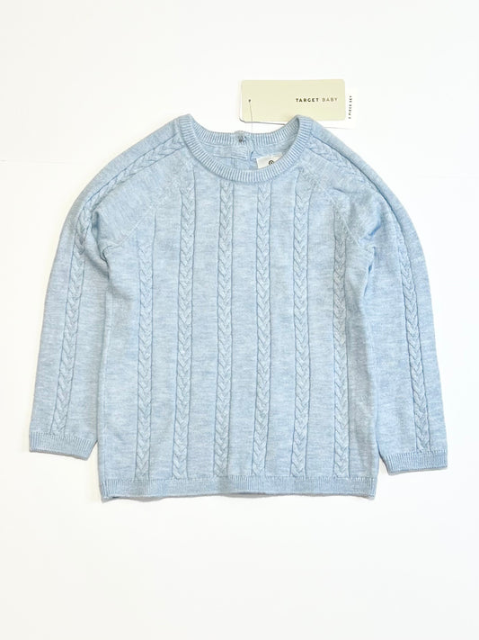 Blue jumper brand new - Size 1