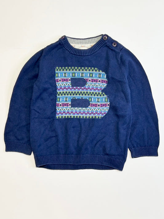 Navy knit jumper - Size 1