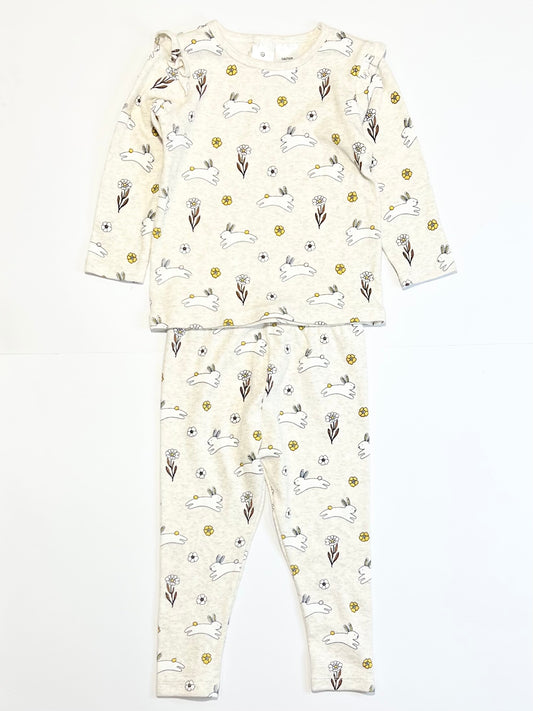Ribbed bunny pyjamas brand new - Size 1