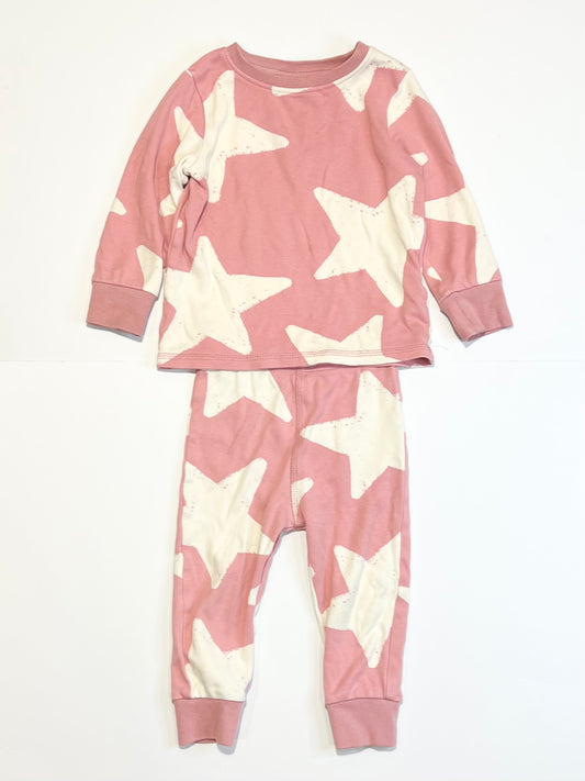 Pink stars pyjamas - Size 1