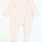 Pink spotty onesie - Size 1