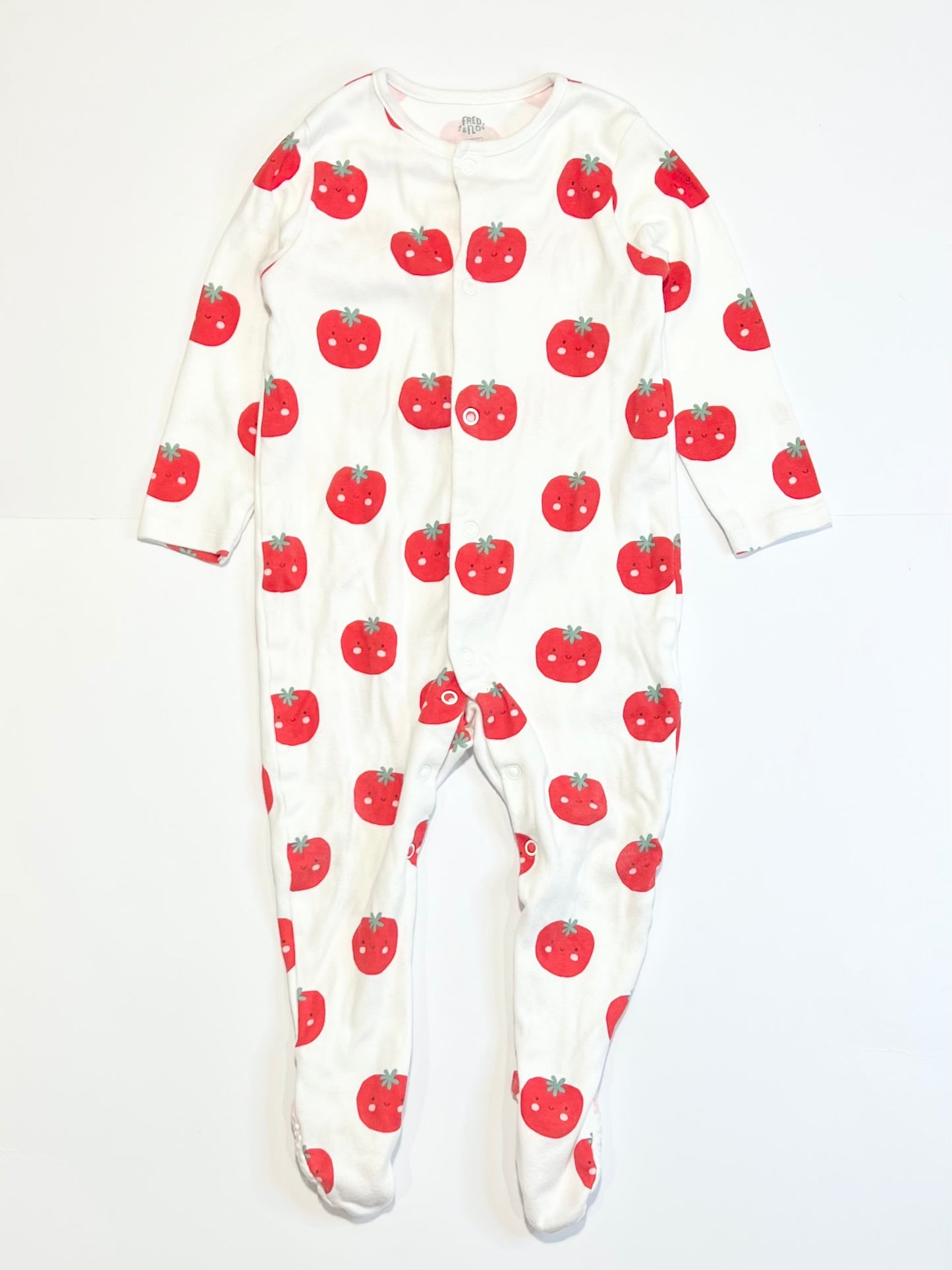 Happy tomatoes onesie - Size 1
