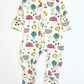 Floral zip onesie - Size 1
