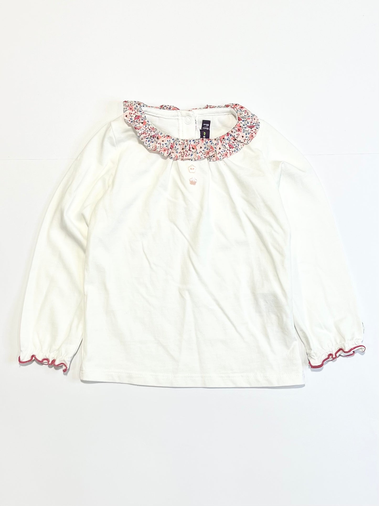 White collared top - Size 1
