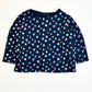 Navy hearts top - Size 1