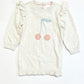 Cherry knit dress - Size 1