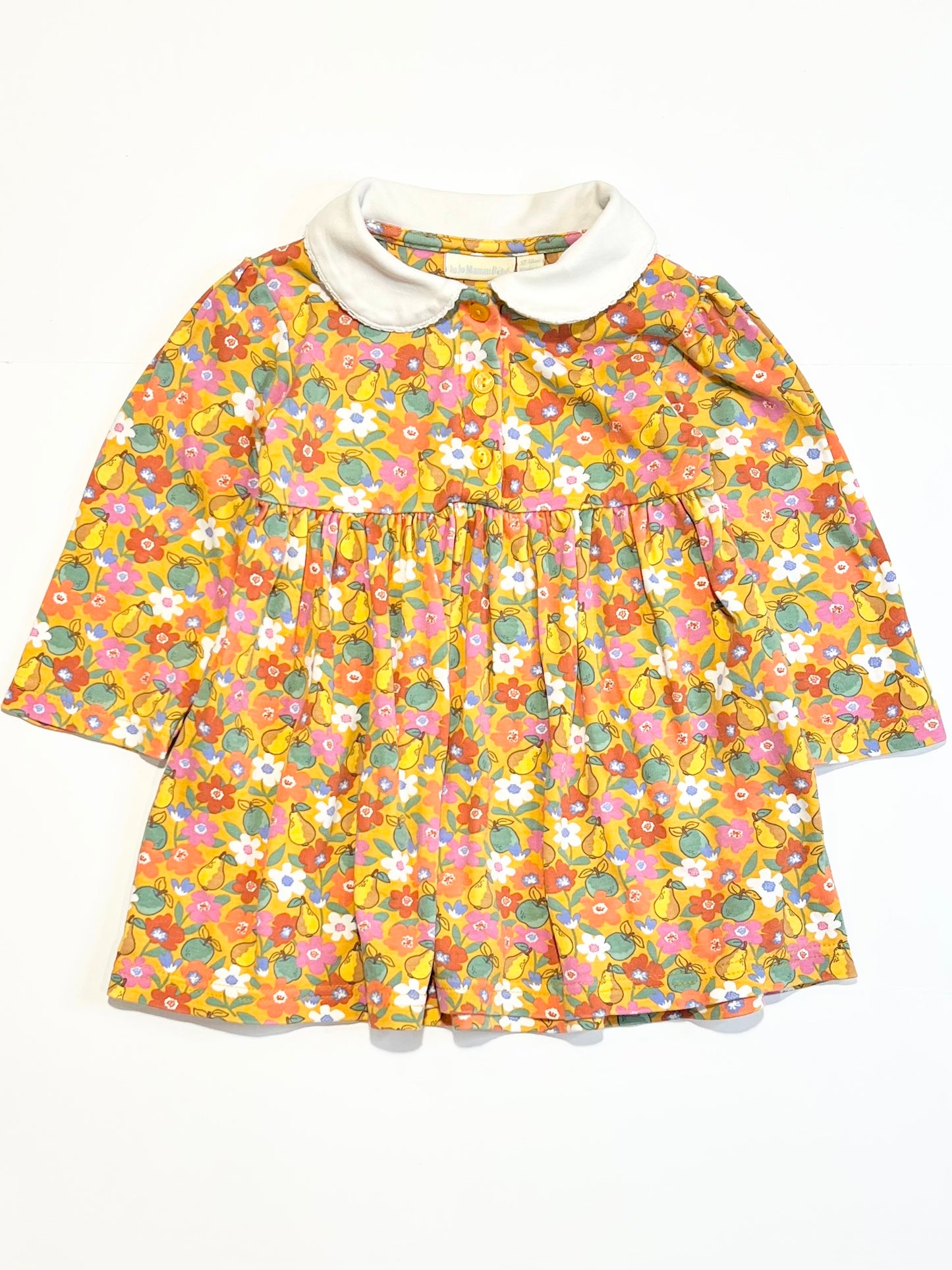 Floral fruity jersey dress - Size 1