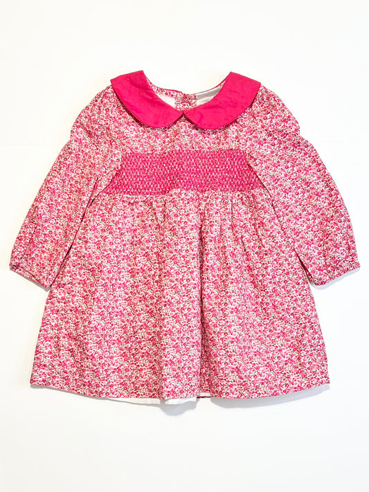 Floral smocked dress - Size 1