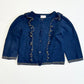 Navy ruffle cardigan - Size 1