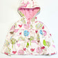Pink birds rain jacket - Size 1