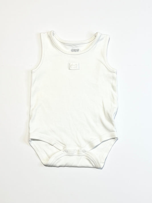 White bodysuit - Size 6-9 months