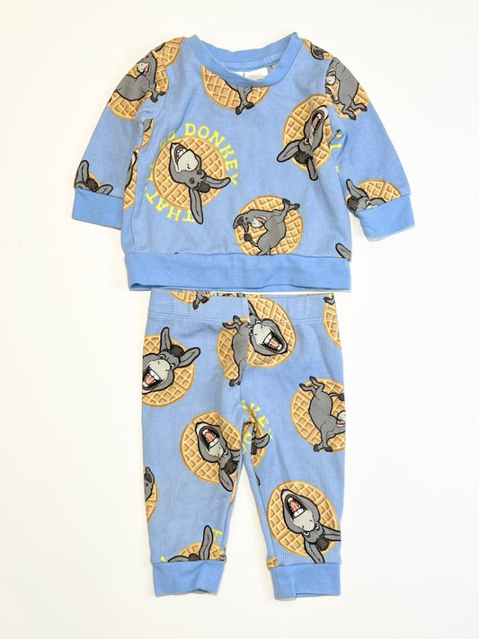 Donkey waffle pyjamas - Size 0