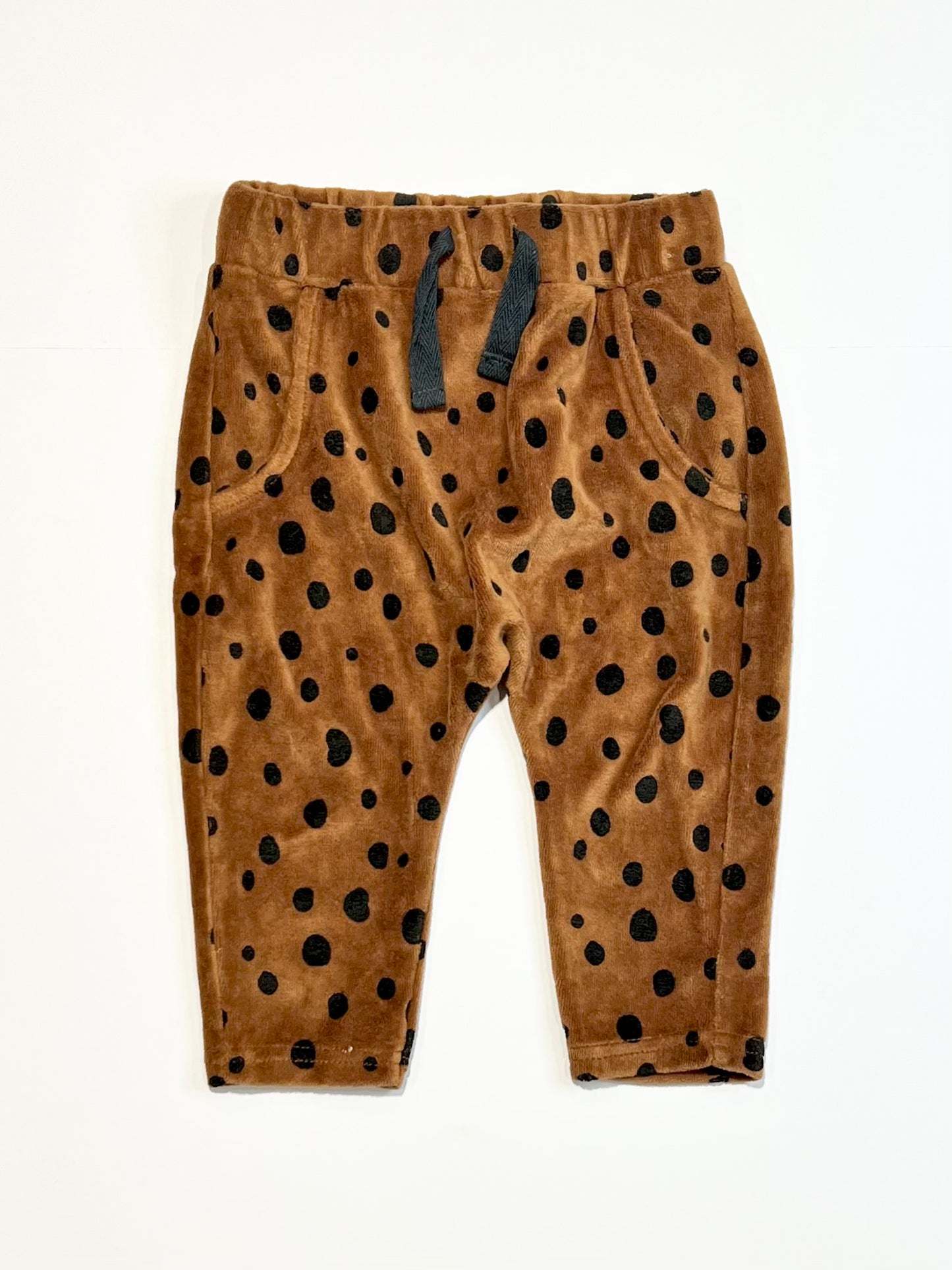 Velour spotty pants - Size 0
