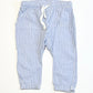 Striped cotton pants - Size 9-12 months