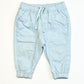 Blue cuffed pants - Size 0
