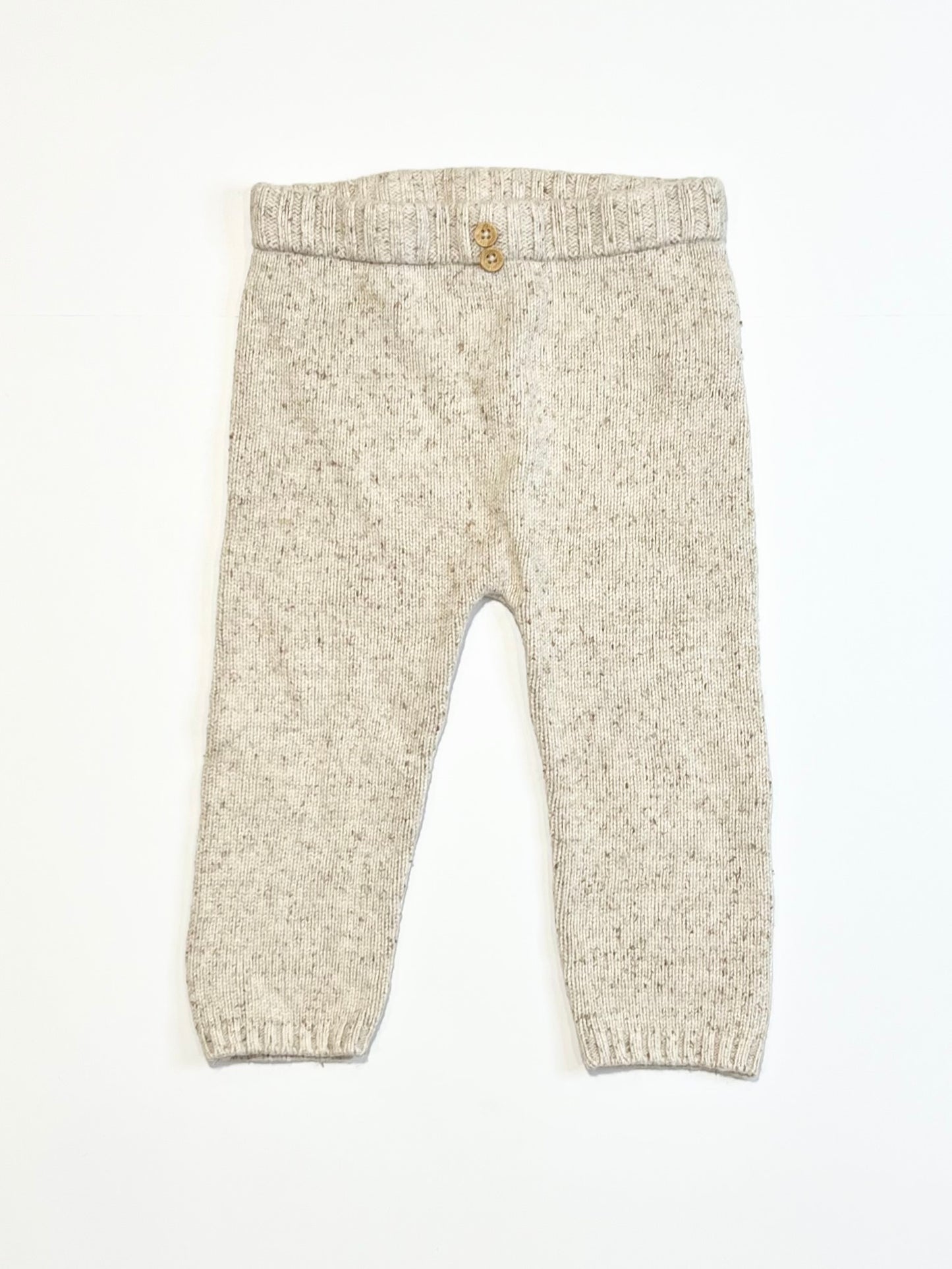 Cream knit pants - Size 0