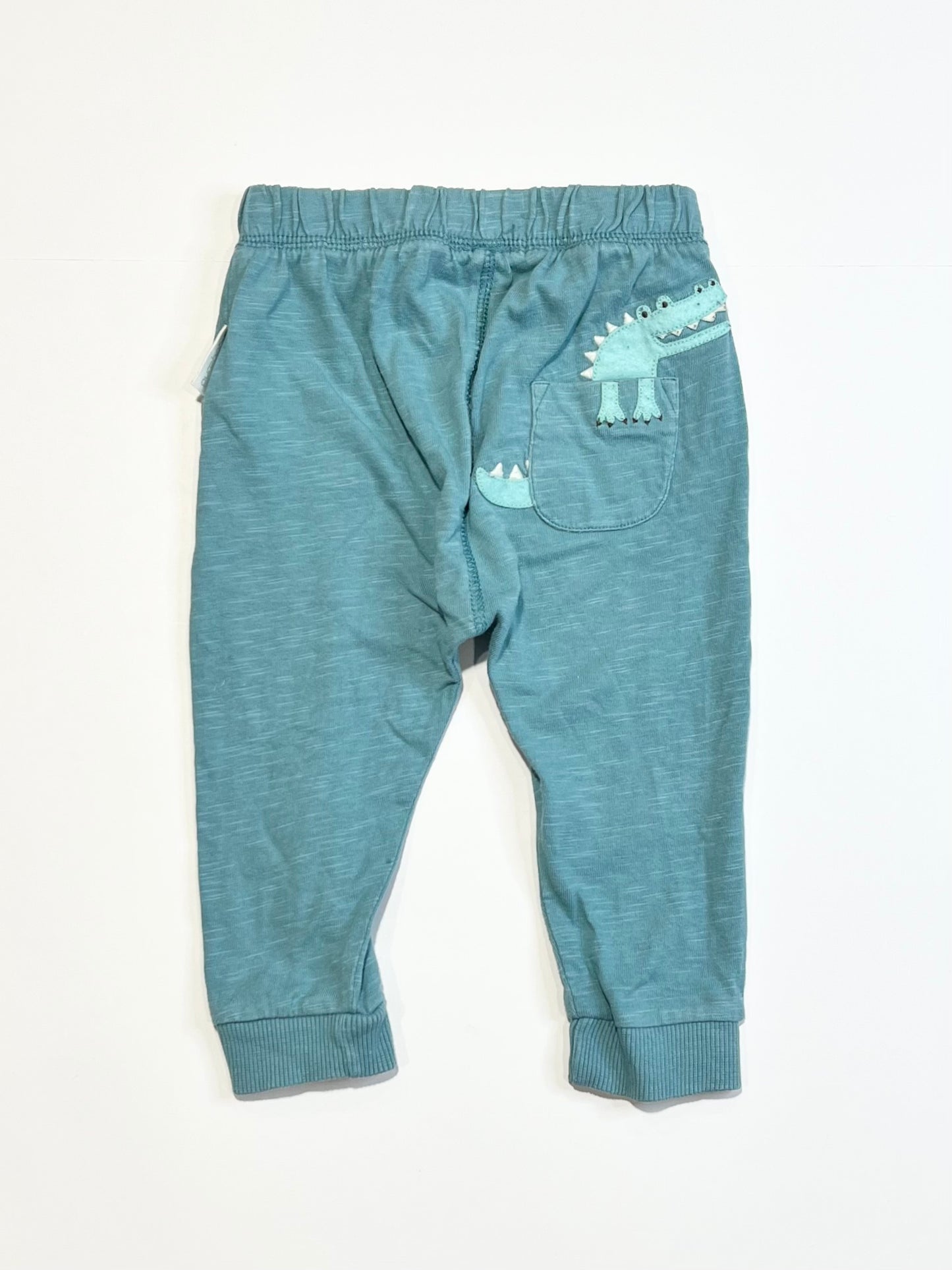 Green croc pants - Size 0