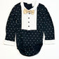 Ribbed tux bodysuit - Size 9-12 months