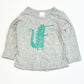 Embroidered croc top - Size 0