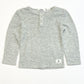 Ribbed Henley top - Size 0
