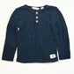 Ribbed Henley top - Size 0